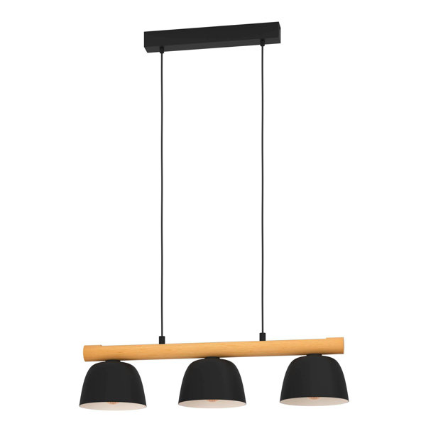 Eglo Light Matte Black Kitchen Island Pendant Wayfair Co Uk